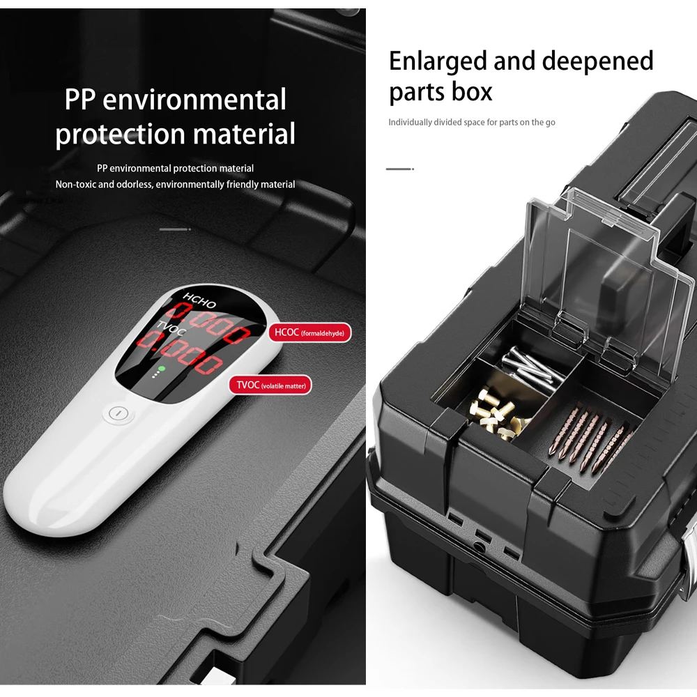 Portable Multi-layer Folding Storage Box Industrial Grade Tool Case Household Multifunctional Hardware Art Box