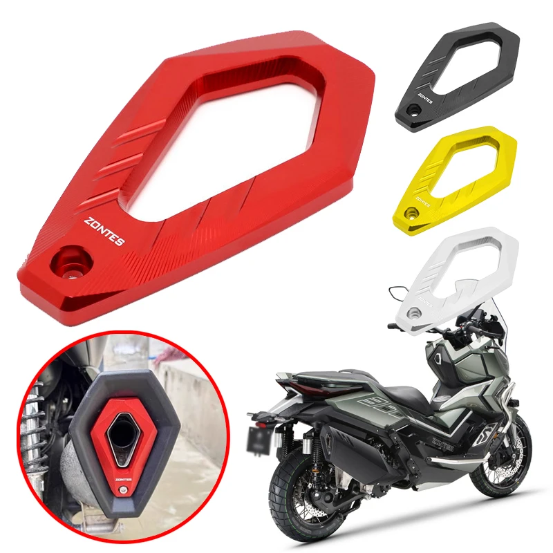 

Motorcycle Modified Accessories Exhaust Pipe Tip Cover Protector 368 G M K D E Fit For ZONTES 368G 368M 368K 368D 368E 2024 2025