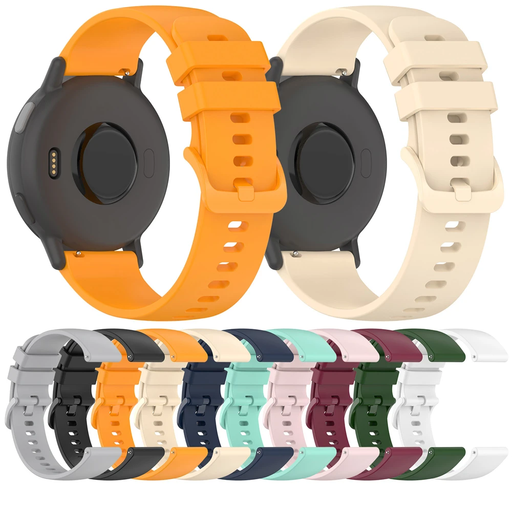 20mm 22mm Silicone Strap For Polar Vantage M M2 M3/Ignite 3 2 Sports Band For Polar Grit X/X2 Pro Titan/Pacer Pro/Unite Bracelet
