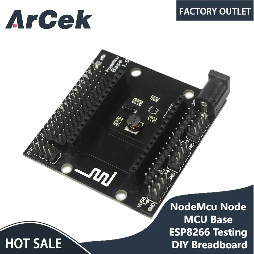NodeMcu Node MCU Base ESP8266 Testing DIY Breadboard Basics Tester adecuado para NodeMcu V3