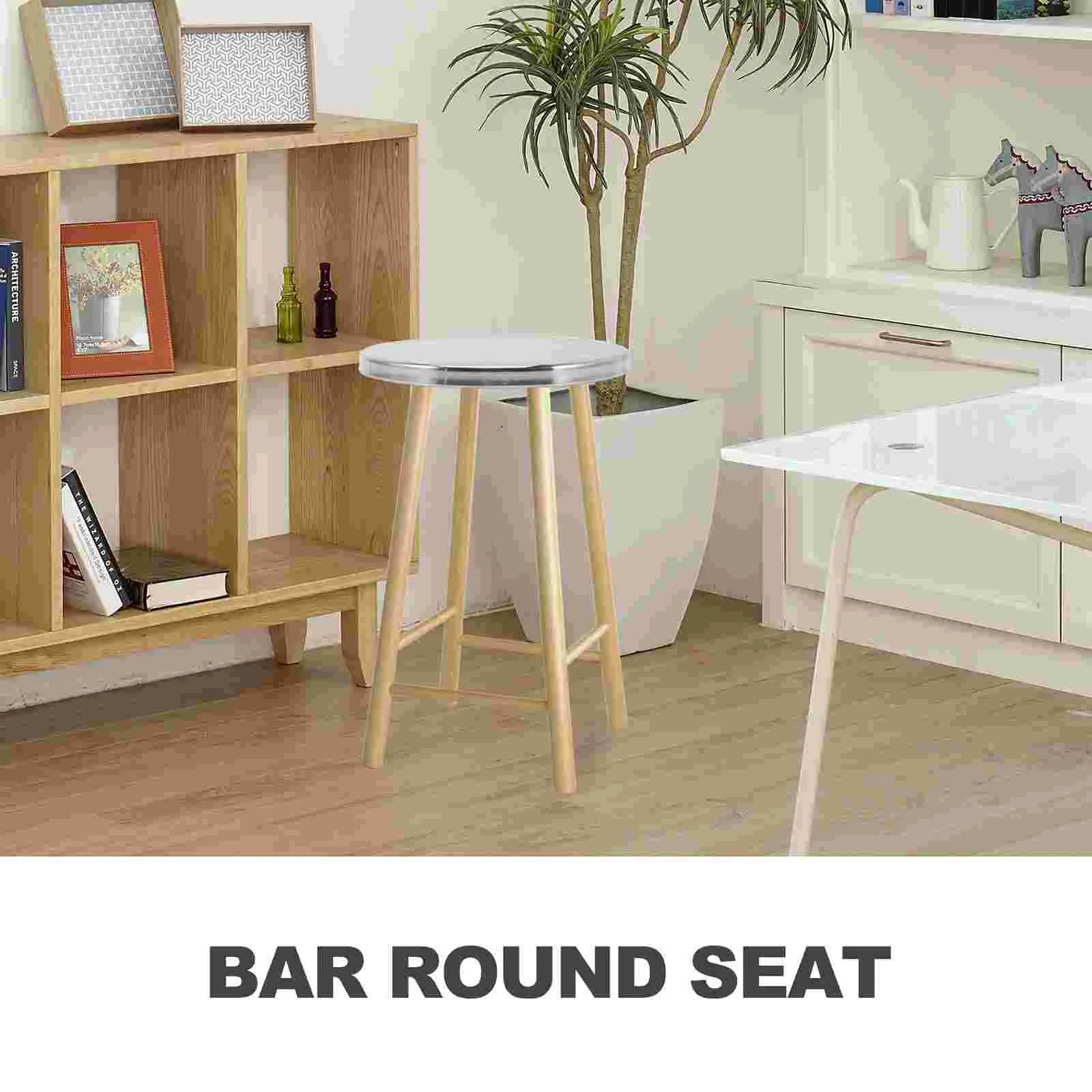 Chair Srainless Steel Seat Bar Round Seat Replacement Bar Stool Seating Part