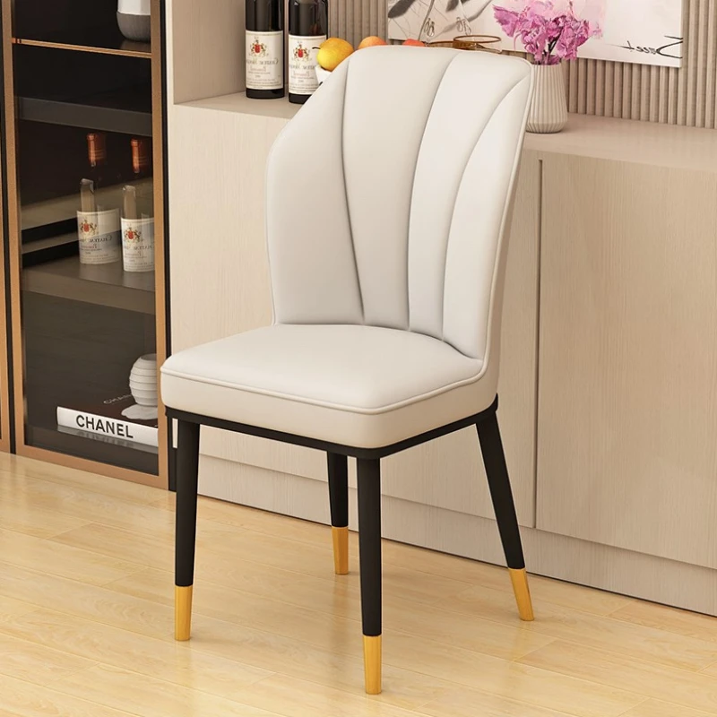 High Eaiting Dining Chairs Minimalist Modern Waterproof Nordic Dining Chairs White Ergonomic Cadeiras De Jantar Home Furniture