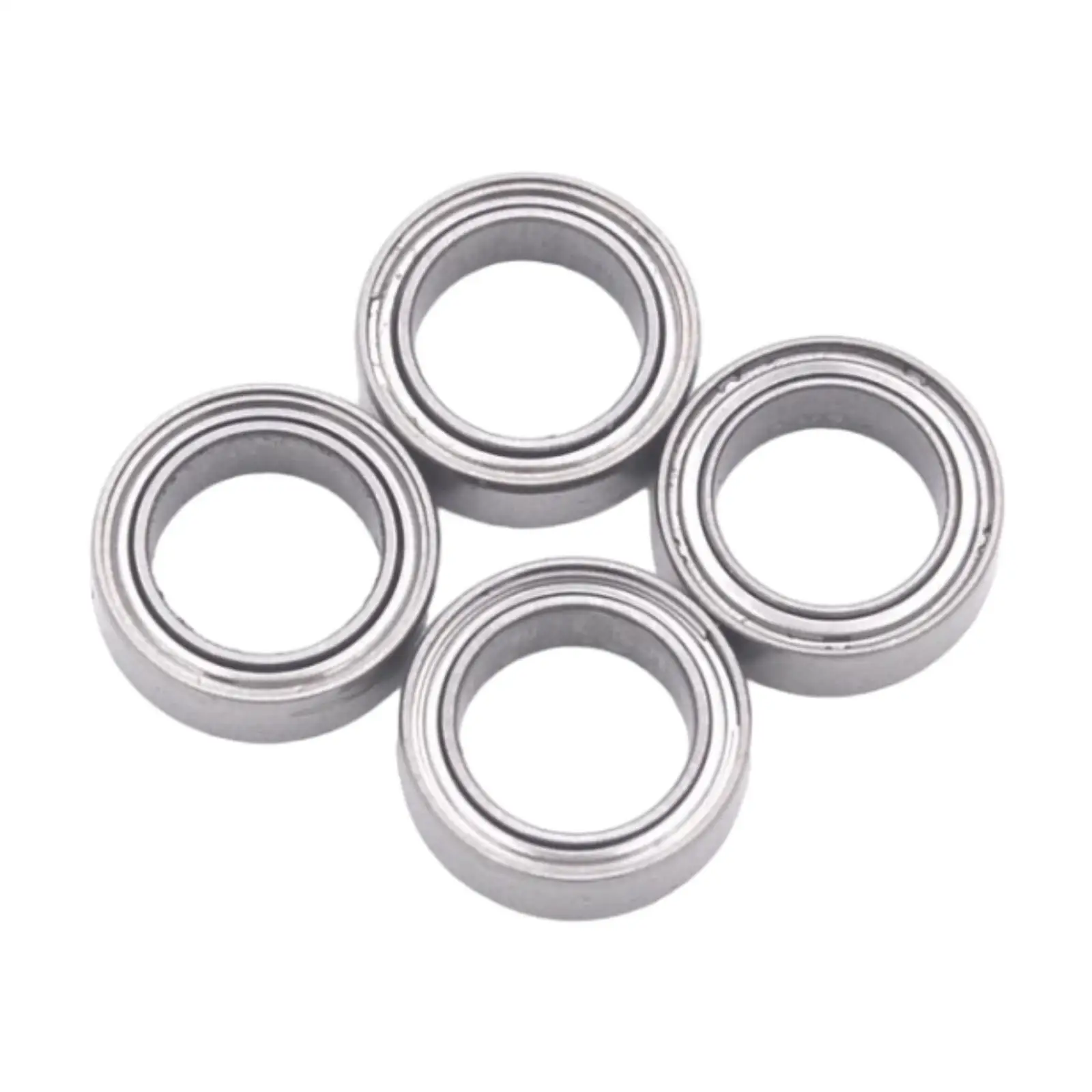 4 Pieces 1/16 RC Car Bearings Part Replaces Part Ball Bearings Set RC Ball Bearing Kit for 16102 Short Course Drifting Car