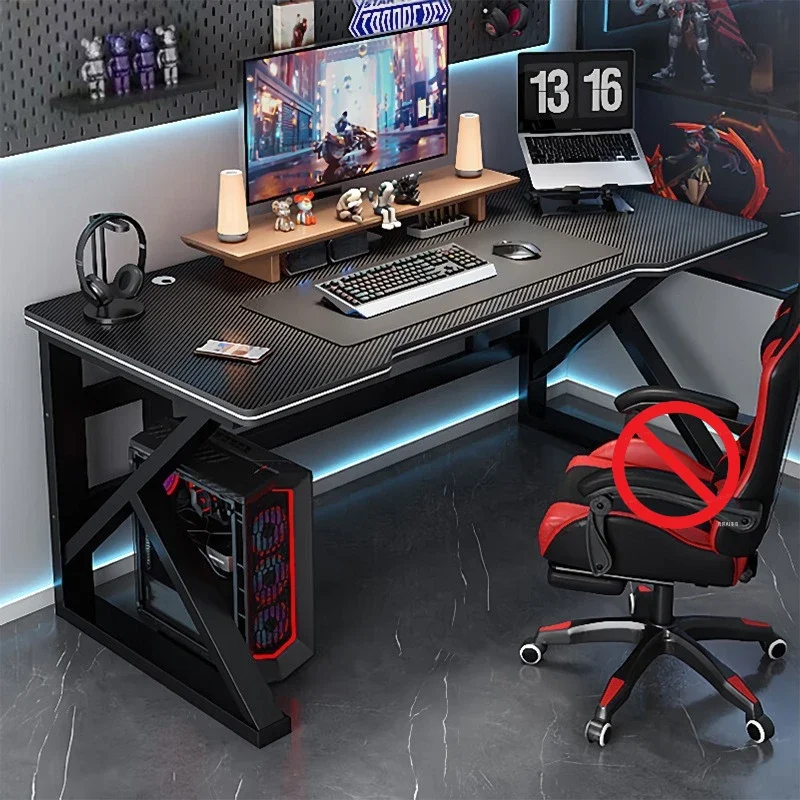 Ergonomic Gaming Desk Chair Set Adjustable Home Office Study Desk Bundle with Computer Laptop Stand - Gaming Desk Furniture