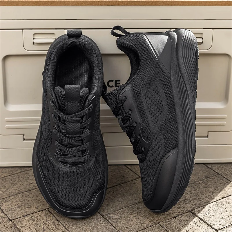 

Men's Wide Toe Box Sneakers Breathable Mesh Running Shoes Non-slip Casual Sports Shoes For Men Athletics Comfortable Walking