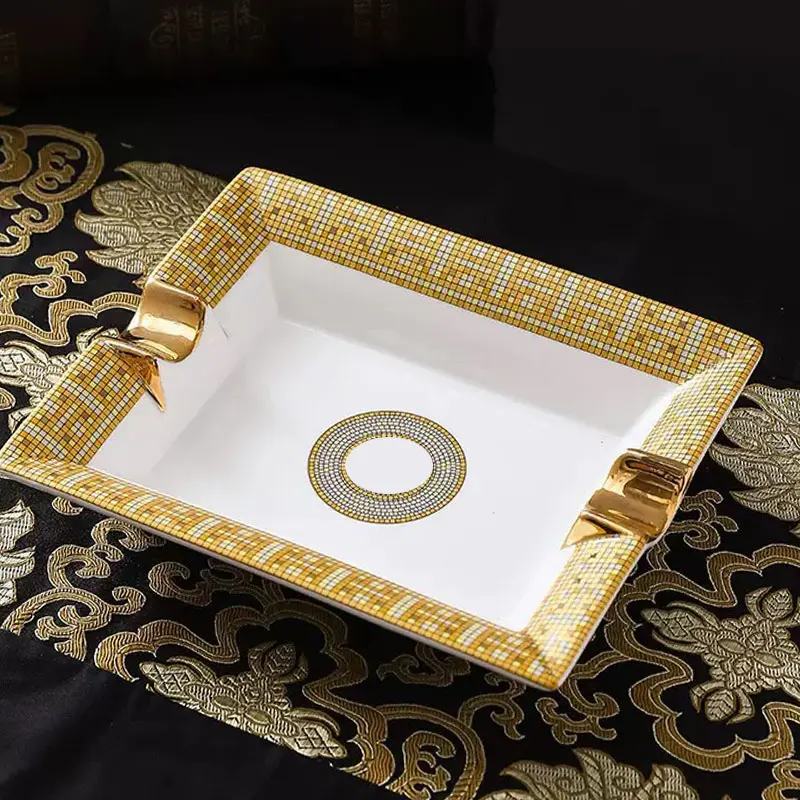 

Cigar Ashtray Ceramic Portable Ashtray Cigar Accessories Ash Tray gift for men