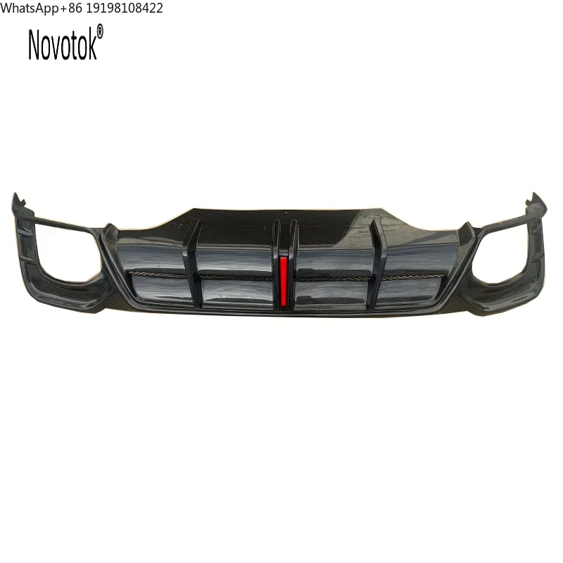 

Высококачественный карбоновый задний диффузор/накладка на бампер для Audi RS5 B9.5