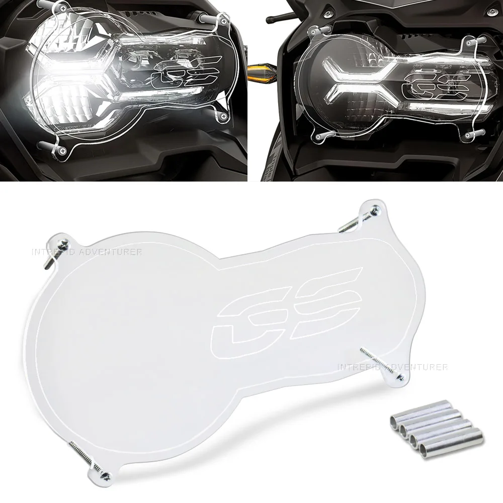 Motorcycle  Acrylic Headlight Protector Guard Lense Cover For BMW R 1200 GS LC ADV R1250GS  2013 - 2023