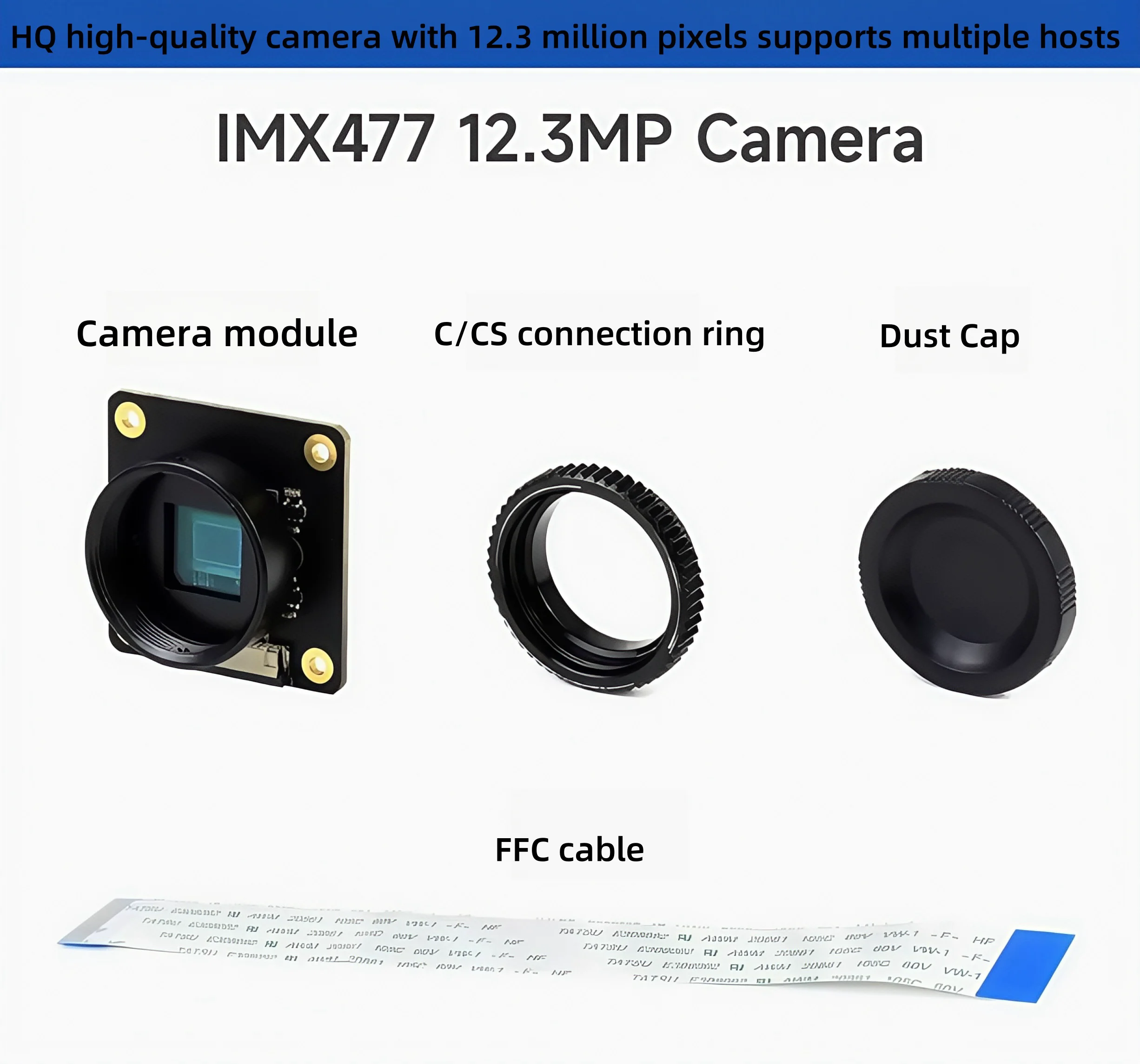 

Модуль IMX477 с диагональю 12,3 мегапикселя