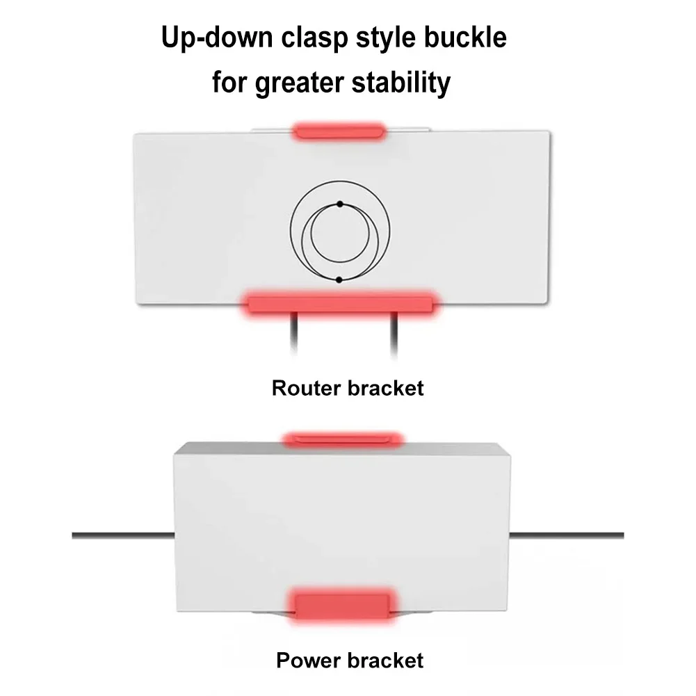 For StarLink Gen3/V3 Router Power Bracket Set Wall Mounting Bracket