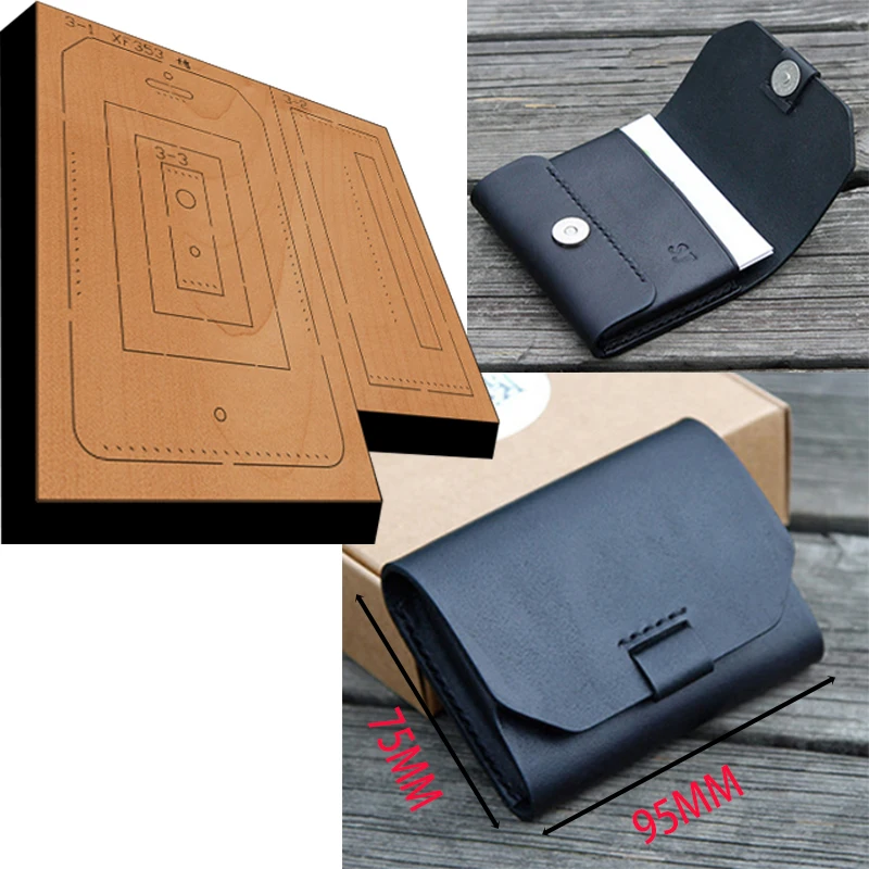 New Japan Steel Blade Wooden Die Small portable bag Leather Craft Punch Hand Tool Cut Knife Mould XF353 leather die