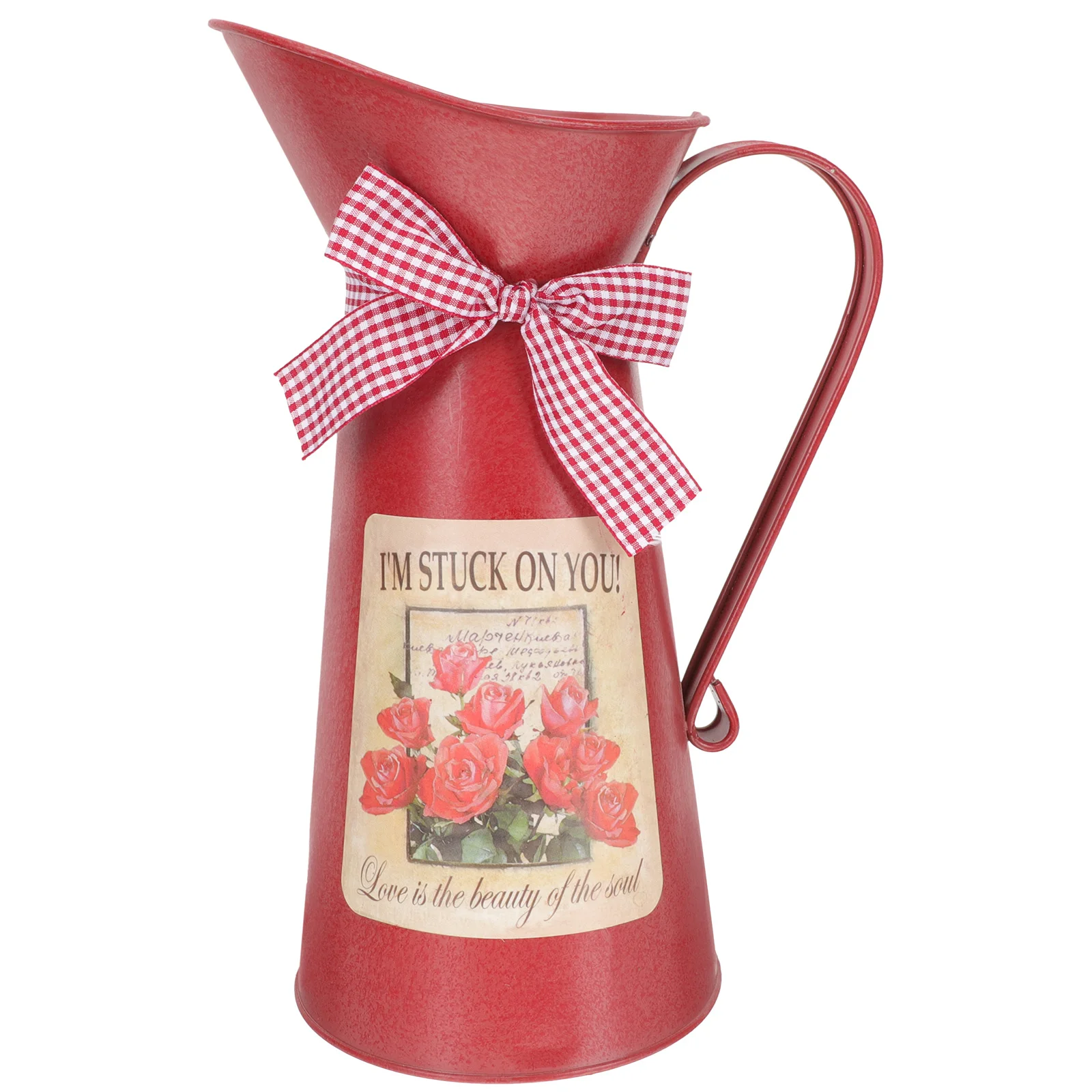 

Tin Bucket Flower Pot Vases Rustic Farmhouse Decor Home Centerpiece Iron Planters Vintage Metal Arrangement Containers