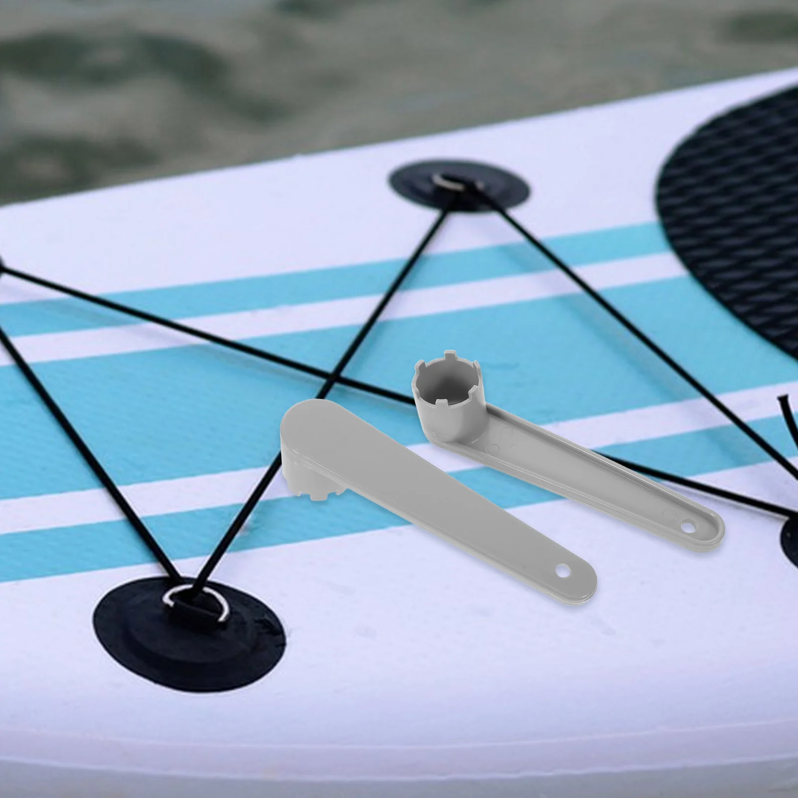 

2Pcs Inflatable Kayak Valve Wrench Set 6-Tooth 8-Tooth Air Valve Spanner for Boat Paddleboard Dinghy Rapid Inflation Deflation