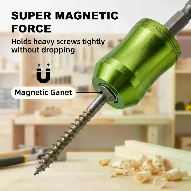 Portable Magnetizer Demagnetizer Screwdriver Bits Strong Adsorption Ring Secure Fit Tight Spaces Workers