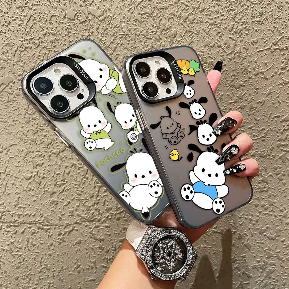 Cartoon Dog Pochacco Cover Phone Case For OPPO REALME 13 12 11 10 9 9I 8 8IC65 C63 C53 C35 C33 C31 C21Y 5G Hard Case Funda Capa