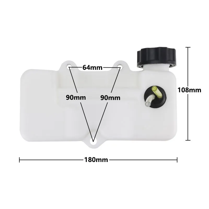 XCAN 1pc Pinsel Cutter Trimmer Kraftstoff Tank Fit für 1E34F Rasenmäher Öl Tank Assy Für Kettensäge Ersatzteile gras Trimmer Teile – Detail 4