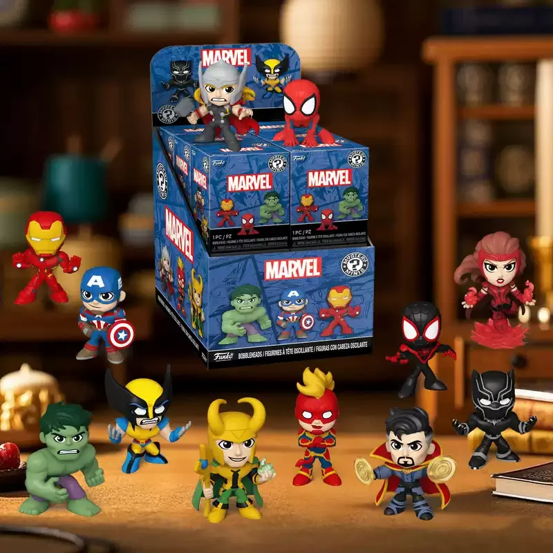 Funko Pop Comics & Super-héros Marvel nouveaux classiques mystère Minis Q Version boîte aveugle jouets pour garçons cadeau ornements à collectionner