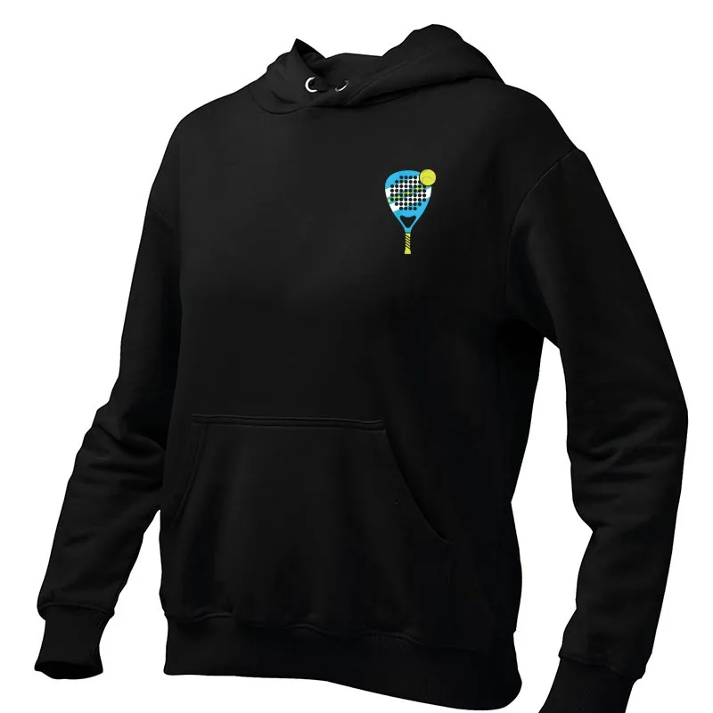 Funny Padel Hoodies Because I Lose Padel Sports Fans Hooded Sweatshirt Casual Soft Oversized Men Women Clothing
