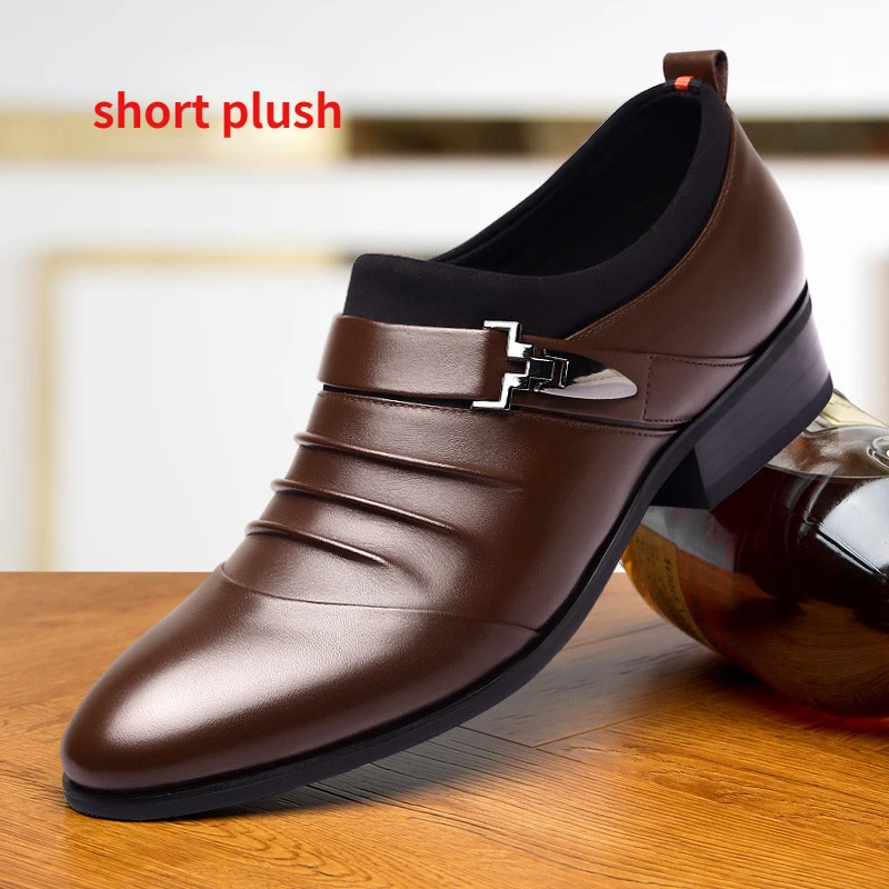 Italian Fashion Elegant Oxford Shoes For Mens Shoes Large Sizes Men Formal Shoes Leather Men Dress Loafers Man Slip On Masculino