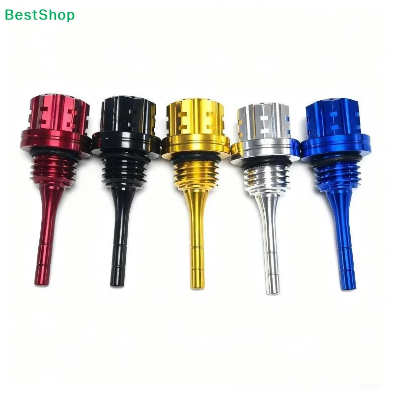 Motorcycle Engine Hexagon Oil Dipstick Filler Cap Aluminum Alloy Enhanced Performance Universal
