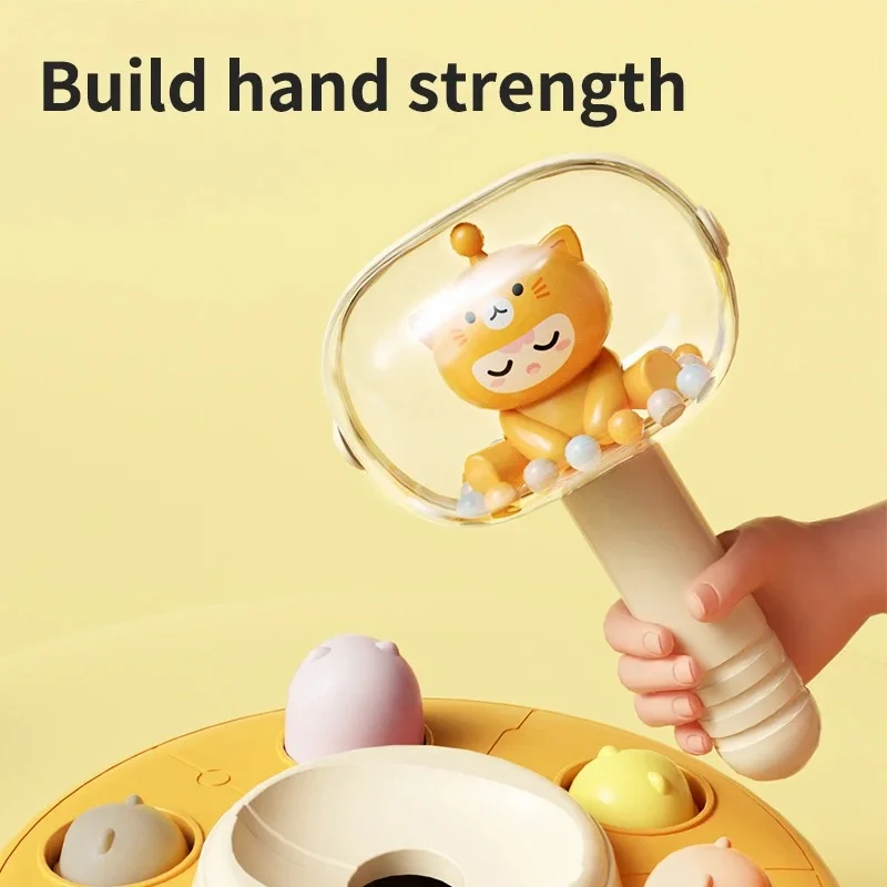 Kids Whack-a-Mole Toy Children's Puzzle Early Education Knocking Game Machine Toddlers Hand-eye Training Toys For Boy Girl Baby