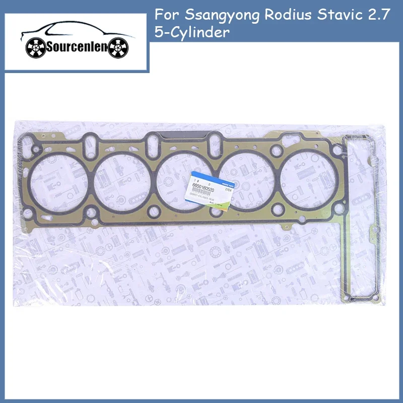 

Brand New Genuine Cylinder Head Gasket 6650160520 For Ssangyong Rodius Stavic 2.7 5-Cylinder