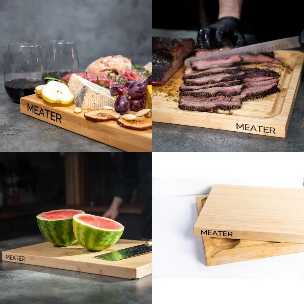 

Eco-Friendly Bamboo Chopping Board: 20x15 - Ideal for BBQ, Meat, Chopping, Slicing, and More
