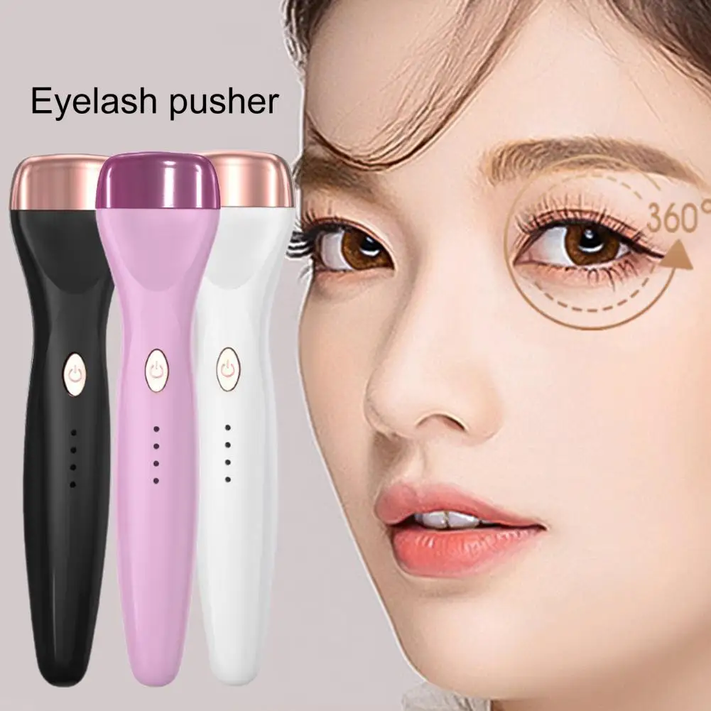 Fashion Electric Lash Curler LED Indicator Quick Rechargeable Compact Size Heated Eyelash Curler Women Gift