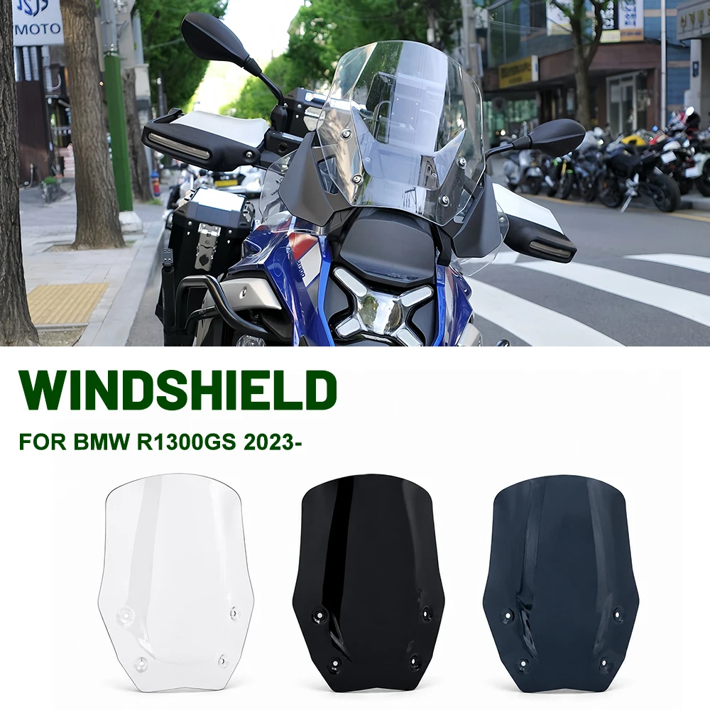 Motorcycle Front Windshield For BMW R1300GS R 1300 GS R1300GS ADV 2023-2025 Adjustable Wind Screen Windshield