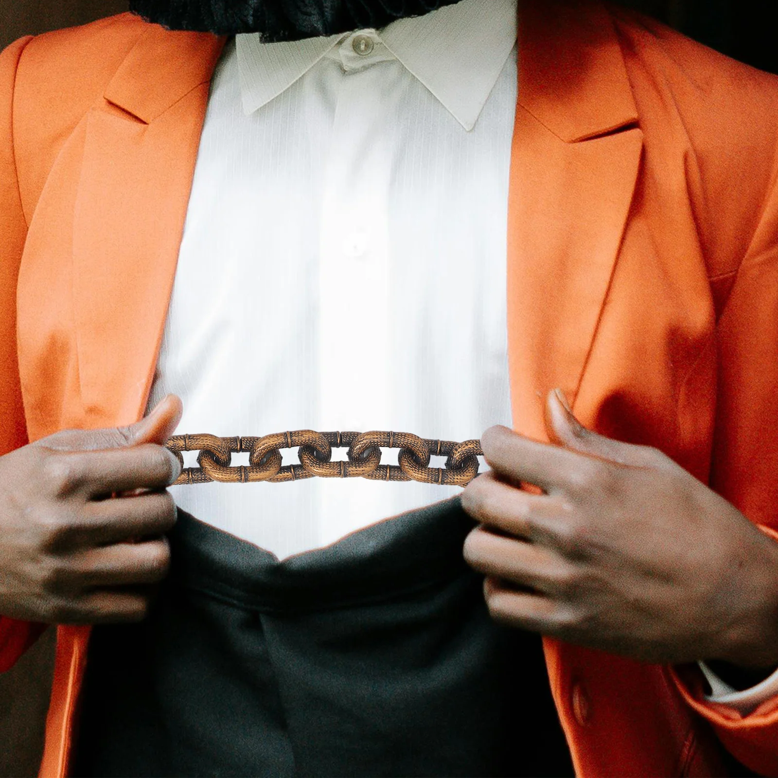 

Fake Chain For Dogs Large Plastic Chain Link Halloween Props Dog Collar Cosplay Party Decor Decorative Chains For Hanging