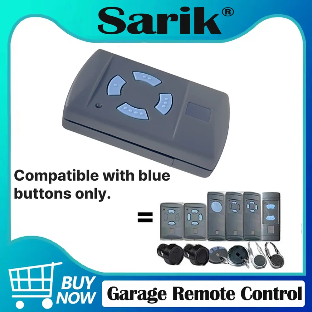 Garage Door Remote Handheld Transmitter Replacement HSE2-868 HSM4-868 HS4-868 Garage Door Handheld Transmitter