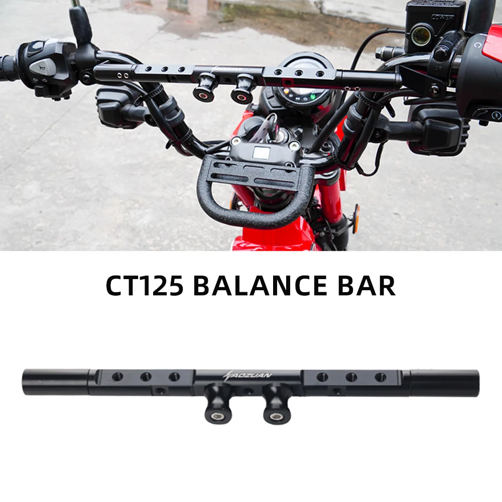 Aluminum Alloy Handlebar Balance Bar Crossbar, Motorcycle Accessories for Honda CT125 Trail 125 Hunter Cub JA65 2024