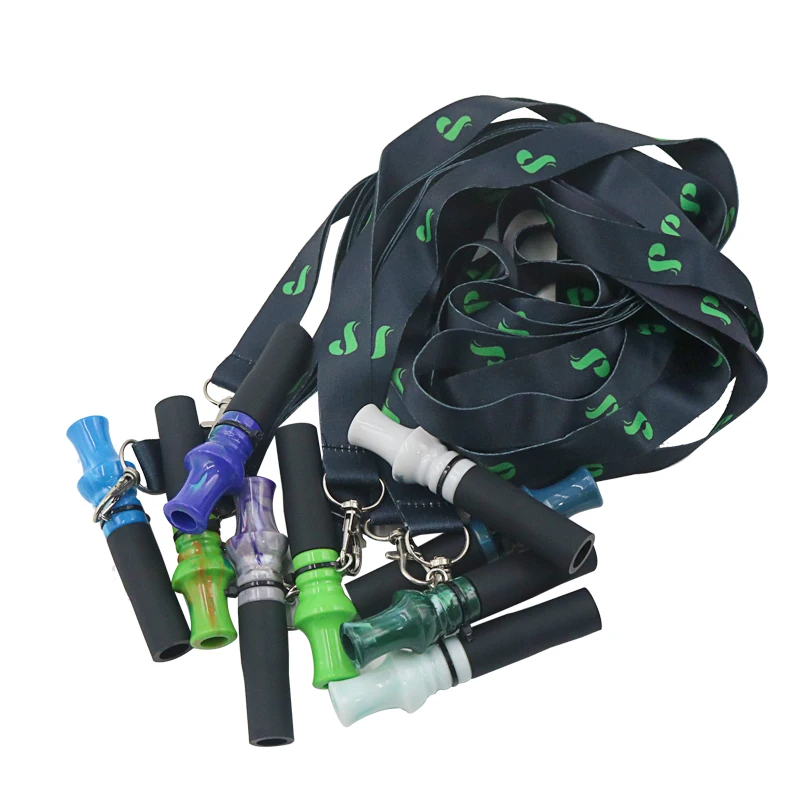 

SY 1 pc Hang Rope Strap Acrylic Hookah Mouthpiece Silicone Mouth Tips For Hookah Sheesha Chicha Narguile Hose Accessories