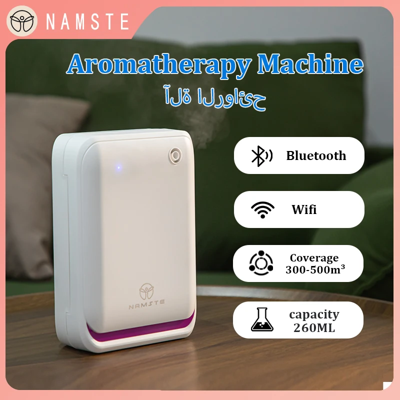 

NAMSTE 500m³ Aromatherapy Machine Smart Bluetooth WiFi Control Home Fragrance Diffuser air purifier 260ML Capacity Diffuser