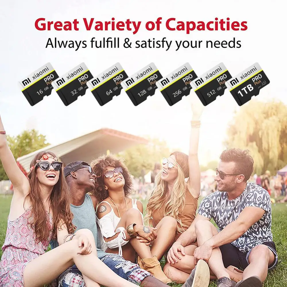 Xiaomi Mini TF/SD Card 1TB 64GB 128GB 256GB 512GB Memory Card Class10 for Phone Camera High speed Video Card Micro SD Card