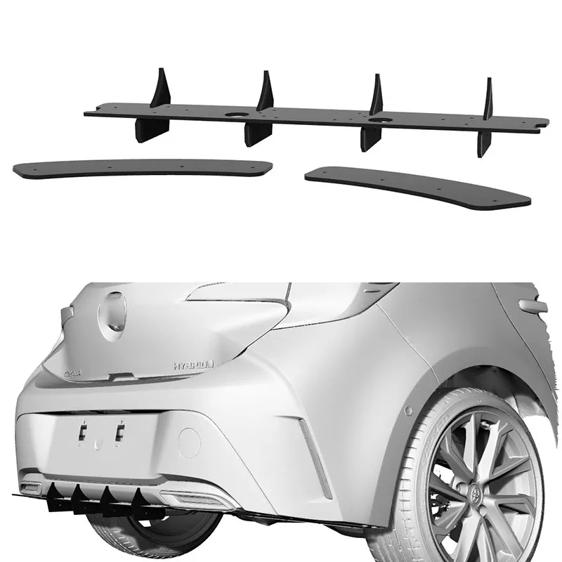 

Для Toyota Corolla Hatchback 2018-2021 год, задний бампер, диффузор, разделитель губ, спойлер, комплект кузова, аксессуары