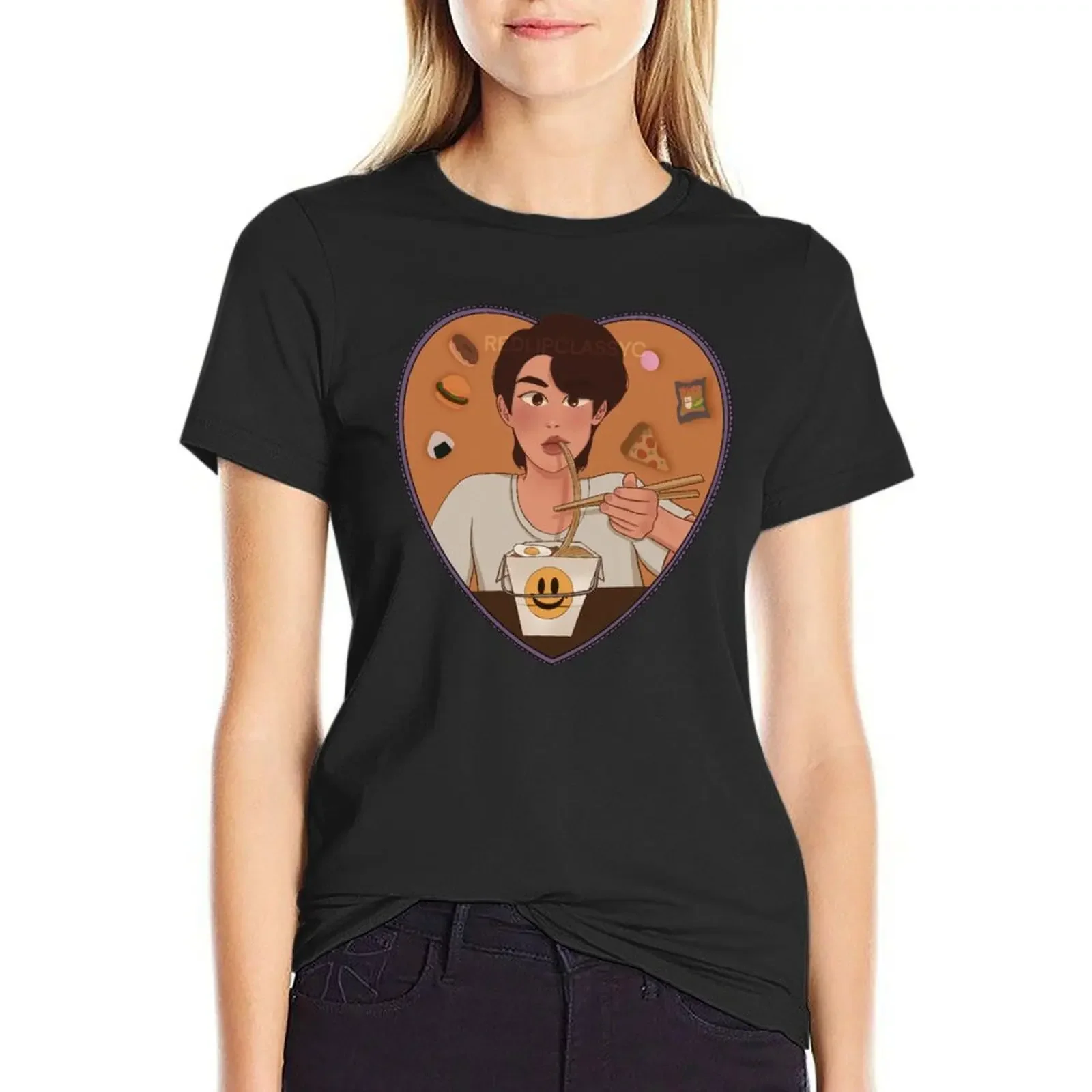 

Eatjin T-Shirt summer clothes plus sizes customs design your own t shirt Women