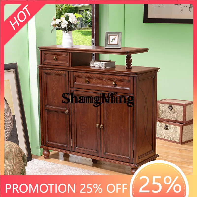 

CL entrance double-sided partition cabinet living room multi-functional storage wine cabinet foyer shoe cabinet