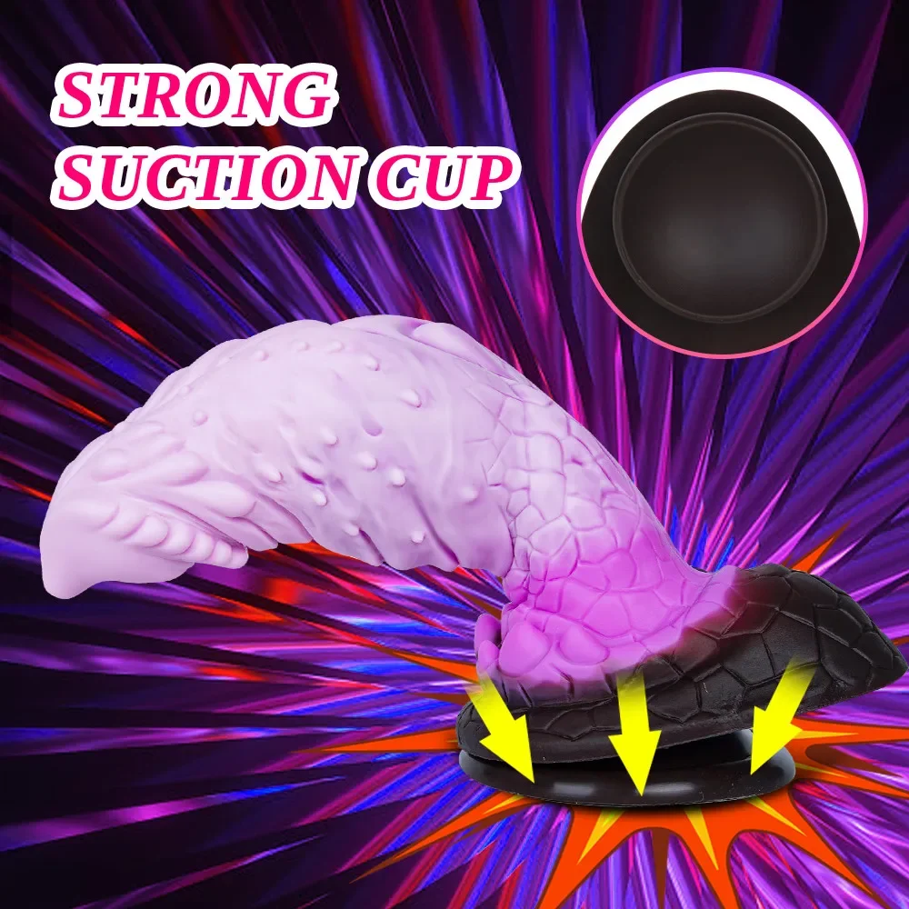 New Huge Monster Dragon Dildo Suction Cup Animal Dildos Masturbator for Women Large Thick Anal Butt Plug Sex Toys for Couples