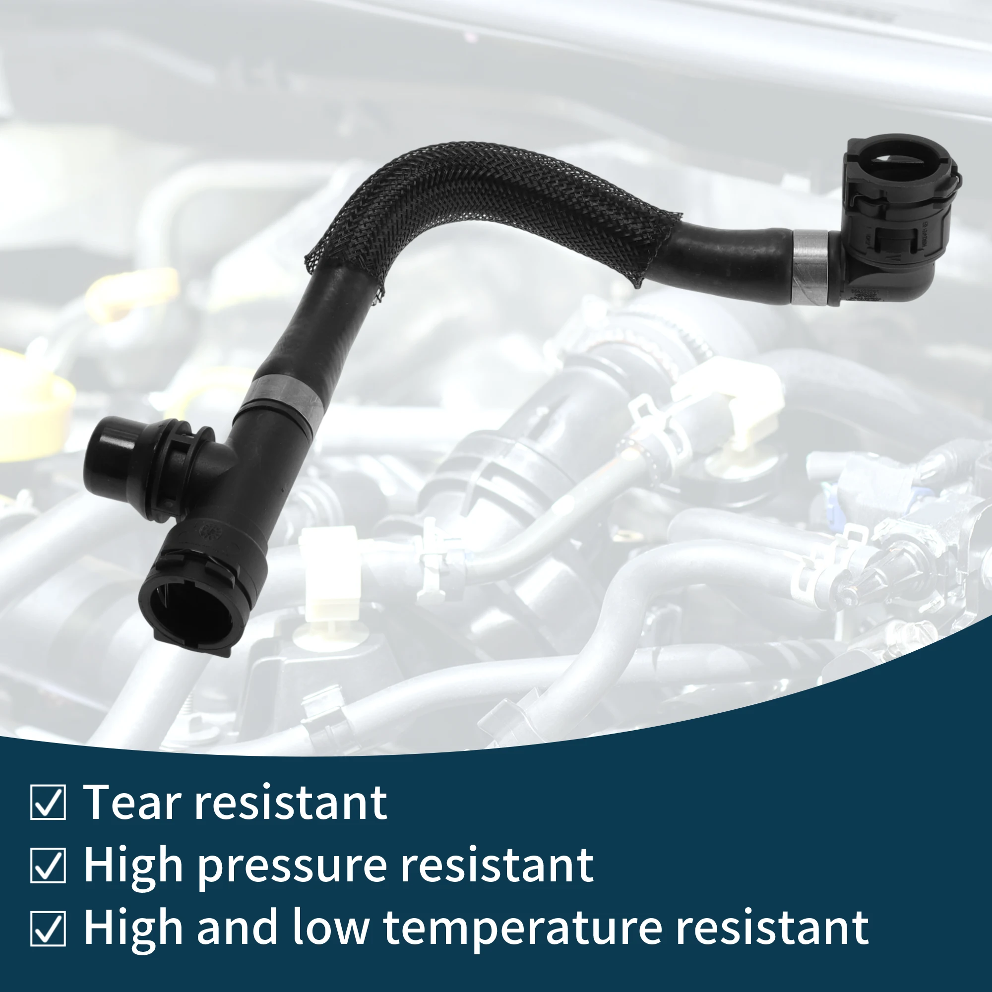 Motoforti المبرد خرطوم سخان خرطوم المبرد المخرج خرطوم الأنابيب لسيارات BMW 540Li G38 3.0T 16-19 No.17128602612 أنبوب التبريد