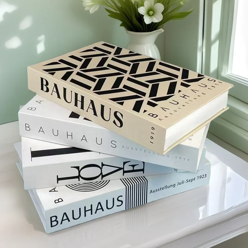 

Bauhaus Decoration Luxury Fake Book Storage Box Abstract Decorative Books Coffee Table Bedroom Matisse Picasso Boho Home Decor
