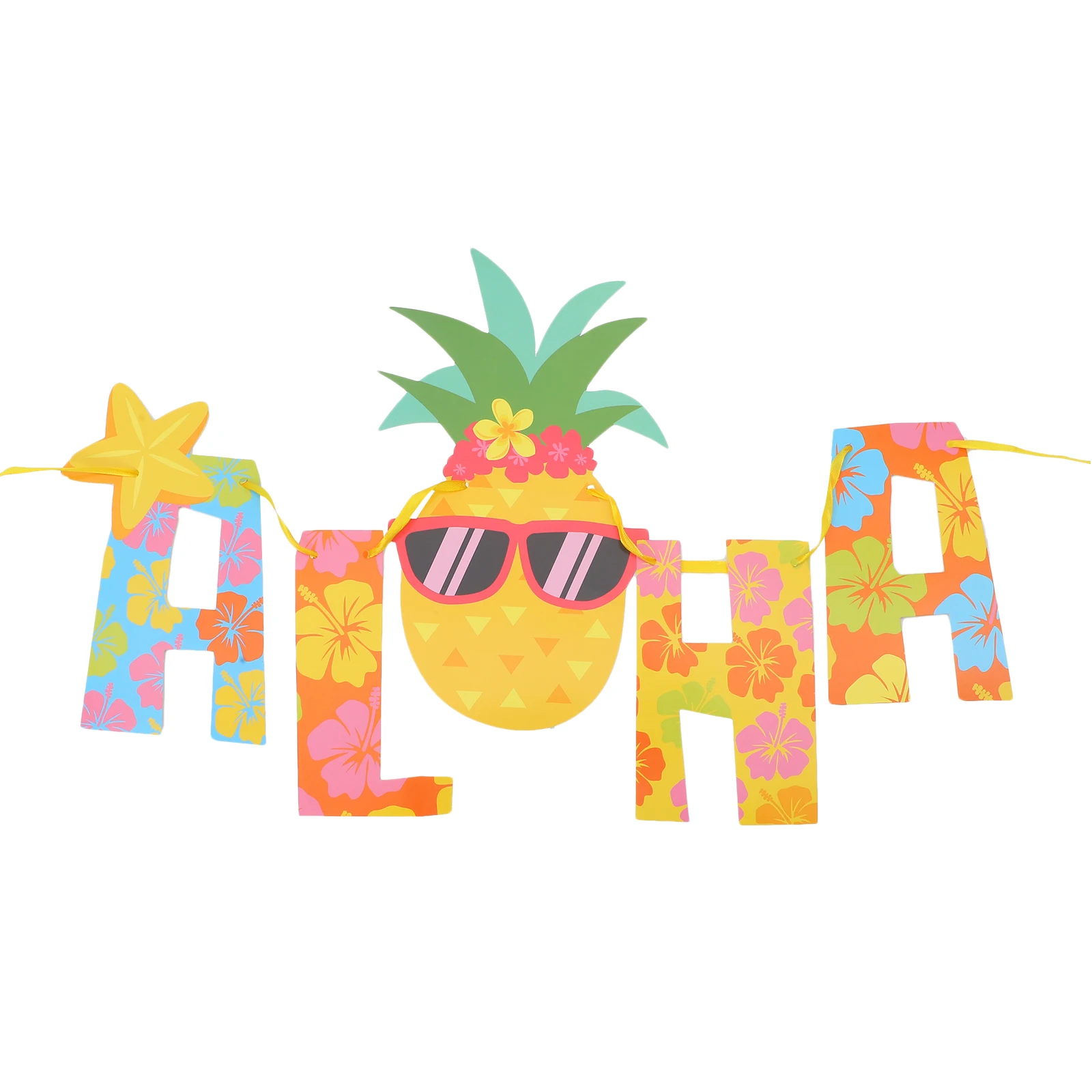 

Summer Banner Hawaiian Party Decorations Holiday Backdrop Beach Supplies Festive Atmosphere Adult Kids DIY Decor