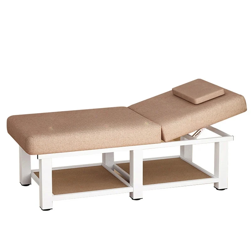 

High-end Massage Tables Beauty Salon Special Bed Massage Beds Physiotherapy Home Bed with Hole Folding Embroidery Spa Bed