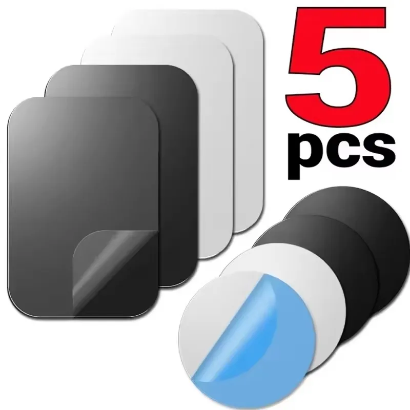 

5/10pcs Magnetic Metal Plate Disk Car Phone Holder Stickers Magnetic Patch Sticker for Tablet Mobile Phone Car Stand Mount