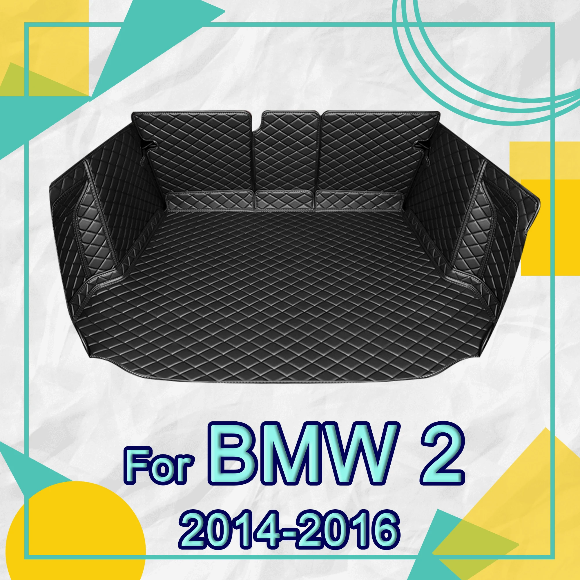 

APPDEE Car trunk mat for BMW 2 series station wagon 2014 2015 2016 cargo liner carpet interior accessories cover