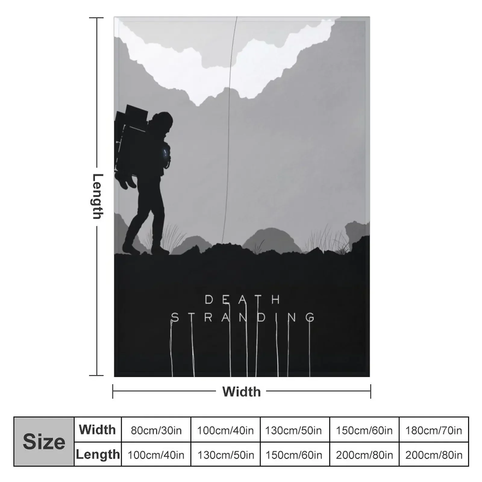 Death stranding Throw Blanket