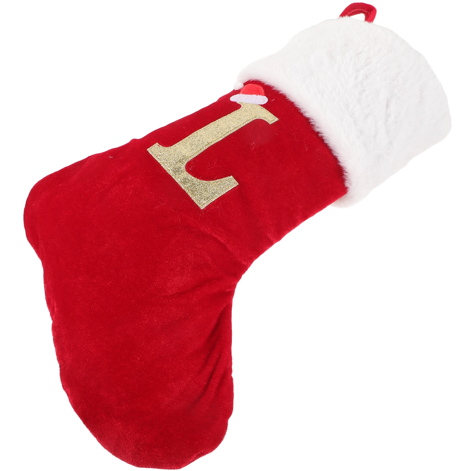 

Christmas Socks Letter Ornaments for Stockings Letters Lettered Initial with Holiday Mini
