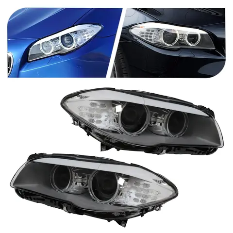Car headlights For BMW 5 Series 550i 535i 528i 530i F10 2011 2012 2013 Xenon HID Headlight Auto parts For BMW headlamps 10 best sales xenon hid - №5