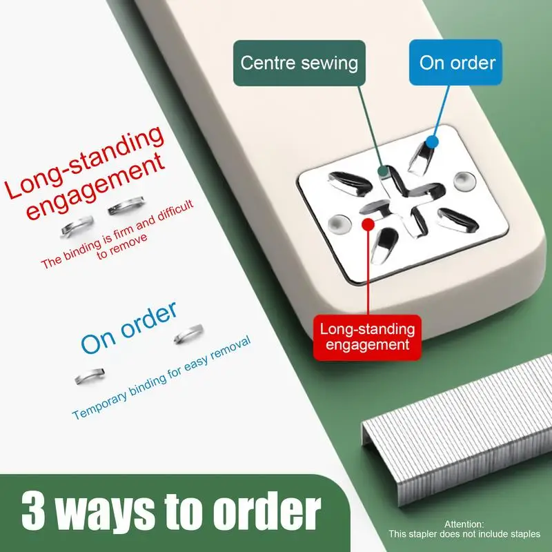 360도 회전 책상 스테이플러 사무용 문구 학교 홈 소책자 또는 책 바인딩, 50 페이지 바인딩용
