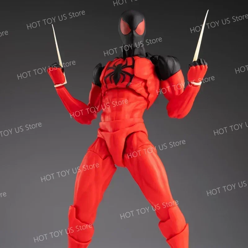 Figura de Acción de Spider-Man, Simbionte de Spiderman, en Existencia, Mess Toys, Messtoys, Traje Negro, Vecino Araña, Regalos de Anime, Juguetes